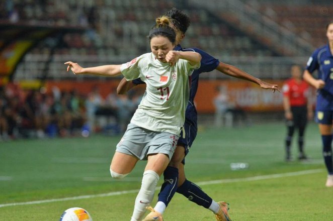 中国女足6-0大胜泰国，小组赛零失球