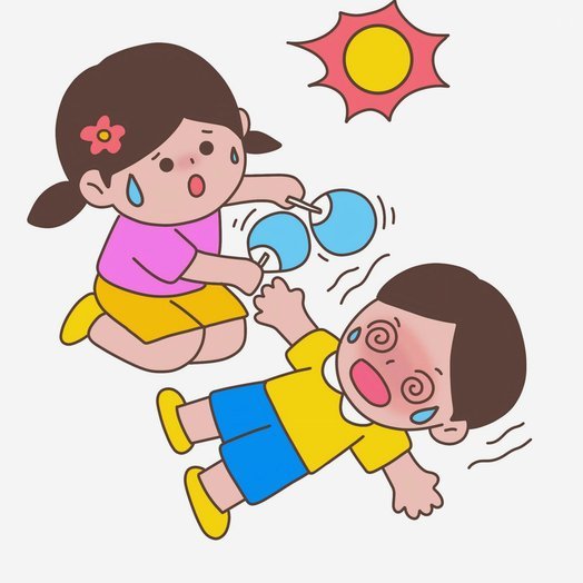 不好，老二中暑了，孩子太拼了!